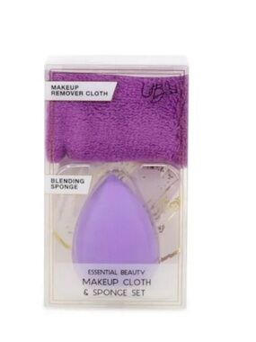 Makeup Cloth & Blending Sponge Set - Lavender